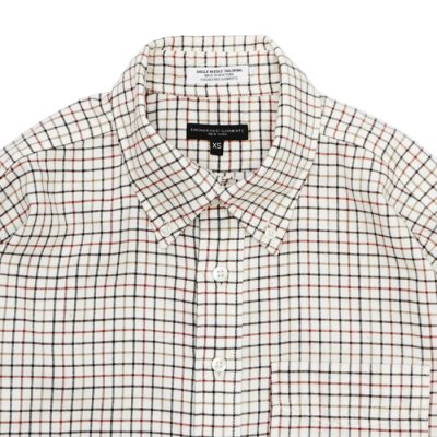 画像3: ENGINEERED GARMENTS（エンジニアードガーメンツ）19 Century BD Shirt（19 センチュリーボタンダウンシャツ）"Brushed Cotton Tattersall" / Brown（ブラウン）