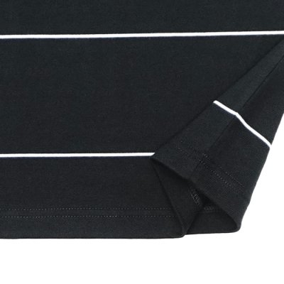 画像5: EVCON（エビコン）BORDER WIDE S/S TEE（ボーダーワイドショートスリーブTシャツ） / Black（ブラック）