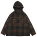 画像1: ENGINEERED GARMENTS（エンジニアードガーメンツ）Cagoule Shirt （カグールシャツ）"Cotton Flannel Plaid" / Brown×Black（ブラウン×ブラック） (1)