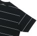 画像4: EVCON（エビコン）BORDER WIDE S/S TEE（ボーダーワイドショートスリーブTシャツ） / Black（ブラック） (4)