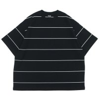 EVCON（エビコン）BORDER WIDE S/S TEE（ボーダーワイドショートスリーブTシャツ） / Black（ブラック）