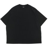 EVCON（エビコン）MARCERIZATION WIDE S/S TEE（マーセリゼーションワイドショートスリーブTシャツ） / BLACK（ブラック）