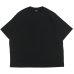 画像1: EVCON（エビコン）MARCERIZATION WIDE S/S TEE（マーセリゼーションワイドショートスリーブTシャツ） / BLACK（ブラック） (1)