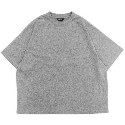 画像1: EVCON（エビコン）MARCERIZATION WIDE S/S TEE（マーセリゼーションワイドショートスリーブTシャツ） / HEATHER GRAY（ヘザーグレー）