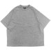 画像1: EVCON（エビコン）MARCERIZATION WIDE S/S TEE（マーセリゼーションワイドショートスリーブTシャツ） / HEATHER GRAY（ヘザーグレー） (1)