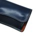 画像3: WILD SWANS（ワイルドスワンズ）TONGUE（タング）マルチコインケース/Navy（ネイビー）"シェルコードバン"×Camel（キャメル）"サドルプルアップ" (3)