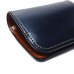 画像4: WILD SWANS（ワイルドスワンズ）CASA（カーサ）コンパクトウォレット/Navy（ネイビー）"シェルコードバン"×Camel（キャメル）"サドルプルアップ" (4)