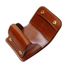 他の写真3: WILD SWANS（ワイルドスワンズ）CASA（カーサ）コンパクトウォレット/Navy（ネイビー）"シェルコードバン"×Camel（キャメル）"サドルプルアップ"