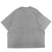 画像2: EVCON（エビコン）MARCERIZATION WIDE S/S TEE（マーセリゼーションワイドショートスリーブTシャツ） / HEATHER GRAY（ヘザーグレー） (2)
