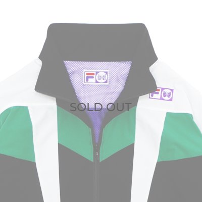 画像3: NEEDLES×FILA（ニードルズ×フィラ）Star Cut Over Sized Windbreaker（スターカットオーバーサイズドウィンドブレイカー）/ Black×Whiet×Green（ブラック×ホワイト×グリーン）