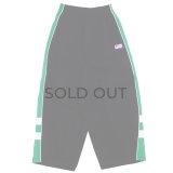 NEEDLES×FILA（ニードルズ×フィラ）H.D Wind Pant（ヒザデルウインドパンツ）/ Black×White×Green（ブラック×ホワイト×グリーン）