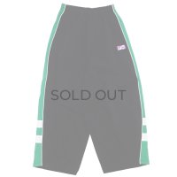 NEEDLES×FILA（ニードルズ×フィラ）H.D Wind Pant（ヒザデルウインドパンツ）/ Black×White×Green（ブラック×ホワイト×グリーン）