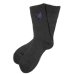 画像1: NEEDLES（ニードルズ）Rib Socks（リブソックス）"Shetland Wool" / Black（ブラック） (1)