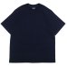 画像1: Yonetomi NEW BASIC（ヨネトミニューベーシック）GARMENT DYE BORDER T-SHIRT（ガーメントダイボーダーTシャツ）/ NAVY×NAVY（ネイビー×ネイビー） (1)