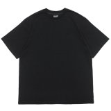Yonetomi NEW BASIC（ヨネトミニューベーシック）GARMENT DYE BORDER T-SHIRT（ガーメントダイボーダーTシャツ）/ OFF BLACK×OFF BLACK（オフブラック×オフブラック）