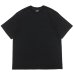 画像1: Yonetomi NEW BASIC（ヨネトミニューベーシック）GARMENT DYE BORDER T-SHIRT（ガーメントダイボーダーTシャツ）/ OFF BLACK×OFF BLACK（オフブラック×オフブラック） (1)