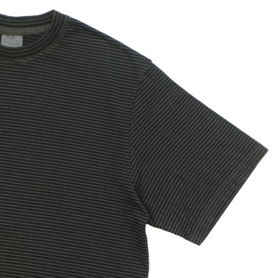 画像4: Yonetomi NEW BASIC（ヨネトミニューベーシック）GARMENT DYE BORDER T-SHIRT（ガーメントダイボーダーTシャツ）/ D,Gray×D,Gray（ダークグレー×ダークグレー）