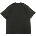 画像2: Yonetomi NEW BASIC（ヨネトミニューベーシック）GARMENT DYE BORDER T-SHIRT（ガーメントダイボーダーTシャツ）/ D,Gray×D,Gray（ダークグレー×ダークグレー） (2)