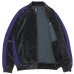 画像3: NEEDLES（ニードルズ）Rib Collar Track Jacket（リブカラートラックジャケット）"C/PE Velour" / Charcoal（チャコール） (3)