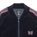 画像4: NEEDLES（ニードルズ）Rib Collar Track Jacket（リブカラートラックジャケット）"C/PE Velour" / Navy（ネイビー） (4)
