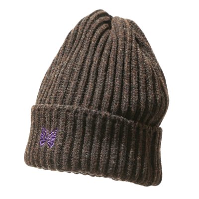 画像2: NEEDLES（ニードルズ）Watch Cap（ワッチキャップ）"Shetland Wool" / Umber（アンバー）