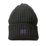 NEEDLES（ニードルズ）Watch Cap（ワッチキャップ）"Shetland Wool" / Black（ブラック）