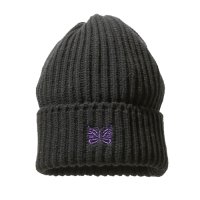 NEEDLES（ニードルズ）Watch Cap（ワッチキャップ）"Shetland Wool" / Black（ブラック）