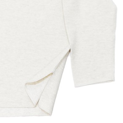 画像5: blurhms ROOTSTOCK（ブラームスルーツストック）Rough&Smooth Thermal Over-Neck L/S（ラフ&スムースサーマルオーバーネックシャツ ロングスリーブ）/ Heather Oatmeal（ヘザーオートミール）