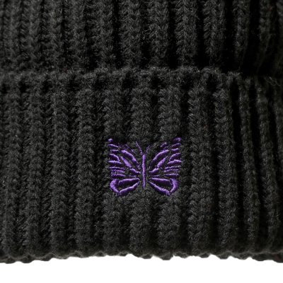 画像4: NEEDLES（ニードルズ）Watch Cap（ワッチキャップ）"Shetland Wool" / Black（ブラック）
