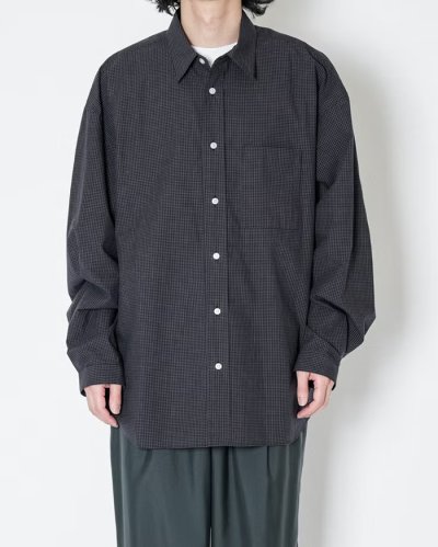 画像7: EVCON（エビコン）GRAPHCHECK TYPEWRITER L/S SHIRT（グラフチェックタイプライターロングスリーブシャツ） / D.NAVY （ダークネイビー）