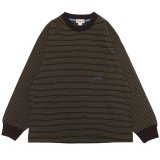 L.L.Bean Japan Edition（エルエルビーン ジャパンエディション）Union Long-Sleeve Stripe Tee（ユニオン ロングスリーブT） / Brown×Yellow×Blue（ブラウン×イエロー×ブルー）
