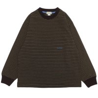 L.L.Bean Japan Edition（エルエルビーン ジャパンエディション）Union Long-Sleeve Stripe Tee（ユニオン ロングスリーブT） / Brown×Yellow×Blue（ブラウン×イエロー×ブルー）