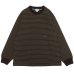 画像1: L.L.Bean Japan Edition（エルエルビーン ジャパンエディション）Union Long-Sleeve Stripe Tee（ユニオン ロングスリーブT） / Brown×Yellow×Blue（ブラウン×イエロー×ブルー） (1)
