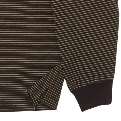 画像5: L.L.Bean Japan Edition（エルエルビーン ジャパンエディション）Union Long-Sleeve Stripe Tee（ユニオン ロングスリーブT） / Brown×Yellow×Blue（ブラウン×イエロー×ブルー）