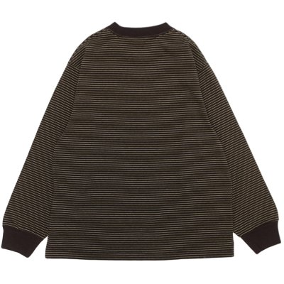画像2: L.L.Bean Japan Edition（エルエルビーン ジャパンエディション）Union Long-Sleeve Stripe Tee（ユニオン ロングスリーブT） / Brown×Yellow×Blue（ブラウン×イエロー×ブルー）