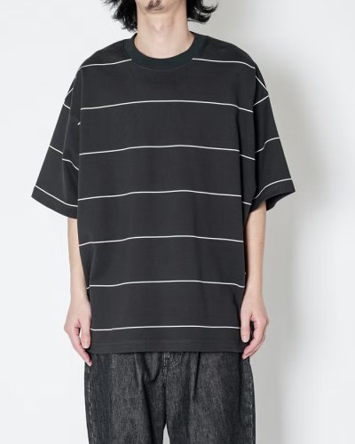 画像7: EVCON（エビコン）BORDER WIDE S/S TEE（ボーダーワイドショートスリーブTシャツ） / White（ホワイト）