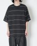 画像7: EVCON（エビコン）BORDER WIDE S/S TEE（ボーダーワイドショートスリーブTシャツ） / White（ホワイト） (7)
