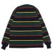 画像2: BARBARIAN（バーバリアン）Heavy Weight Rugby Collar Shirt（ヘビーウェイト ラグビーカラーシャツ）"ALTERNATING STRIPES" / Navy×Gold×Bottle×Red（ネイビー×ゴールド×ボトル×レッド） (2)