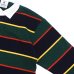 画像4: BARBARIAN（バーバリアン）Heavy Weight Rugby Collar Shirt（ヘビーウェイト ラグビーカラーシャツ）"ALTERNATING STRIPES" / Navy×Gold×Bottle×Red（ネイビー×ゴールド×ボトル×レッド） (4)