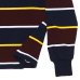 画像5: BARBARIAN（バーバリアン）Heavy Weight Rugby Collar Shirt（ヘビーウェイト ラグビーカラーシャツ） "ALTERNATING STRIPES" / Navy×Gold×Harvard×White（ネイビー×ゴールド×ハーバード×ホワイト） (5)