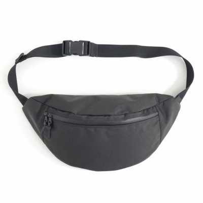画像1: STANDARD SUPPLY（スタンダードサプライ）LARGE FANNY PACK（ラージファニーパック）"MATTE" / Black（ブラック）
