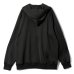 画像2: NEEDLES（ニードルズ）Zipper Hoody（ジッパーフーディ）"Bright Jersey" / Black（ブラック） (2)