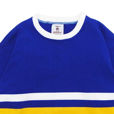画像3: ※Exclusive※ BARBARIAN（バーバリアン）Light Weight Crew Neck Shirt（ライトウェイト クルーネックシャツ） "8oz Jersey" / Royal×White×Gold（ロイヤルブルー×ホワイト×ゴールド）