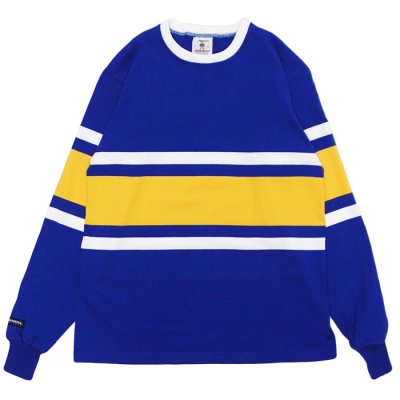 画像1: ※Exclusive※ BARBARIAN（バーバリアン）Light Weight Crew Neck Shirt（ライトウェイト クルーネックシャツ） "8oz Jersey" / Royal×White×Gold（ロイヤルブルー×ホワイト×ゴールド）