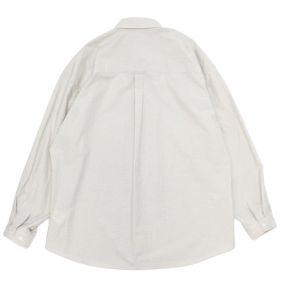 画像2: EVCON（エビコン）GRAPHCHECK TYPEWRITER L/S SHIRT（グラフチェックタイプライターロングスリーブシャツ） / Off White （オフホワイト）