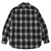 画像2: Post O'Alls（ポストオーバーオールズ）St.Louis 2（セント・ルイス2）”Wool Hombre" / Black（ブラック） (2)
