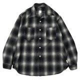 Post O'Alls（ポストオーバーオールズ）St.Louis 2（セント・ルイス2）”Wool Hombre" / Black（ブラック）