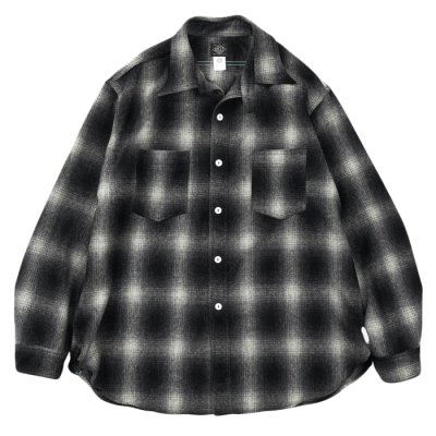 画像1: Post O'Alls（ポストオーバーオールズ）St.Louis 2（セント・ルイス2）”Wool Hombre" / Black（ブラック）