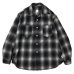 画像1: Post O'Alls（ポストオーバーオールズ）St.Louis 2（セント・ルイス2）”Wool Hombre" / Black（ブラック） (1)