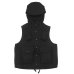 画像1: ENGINEERED GARMENTS（エンジニアードガーメンツ）Field Vest（フィールドベスト）"Cotton Double Cloth" / Black（ブラック） (1)